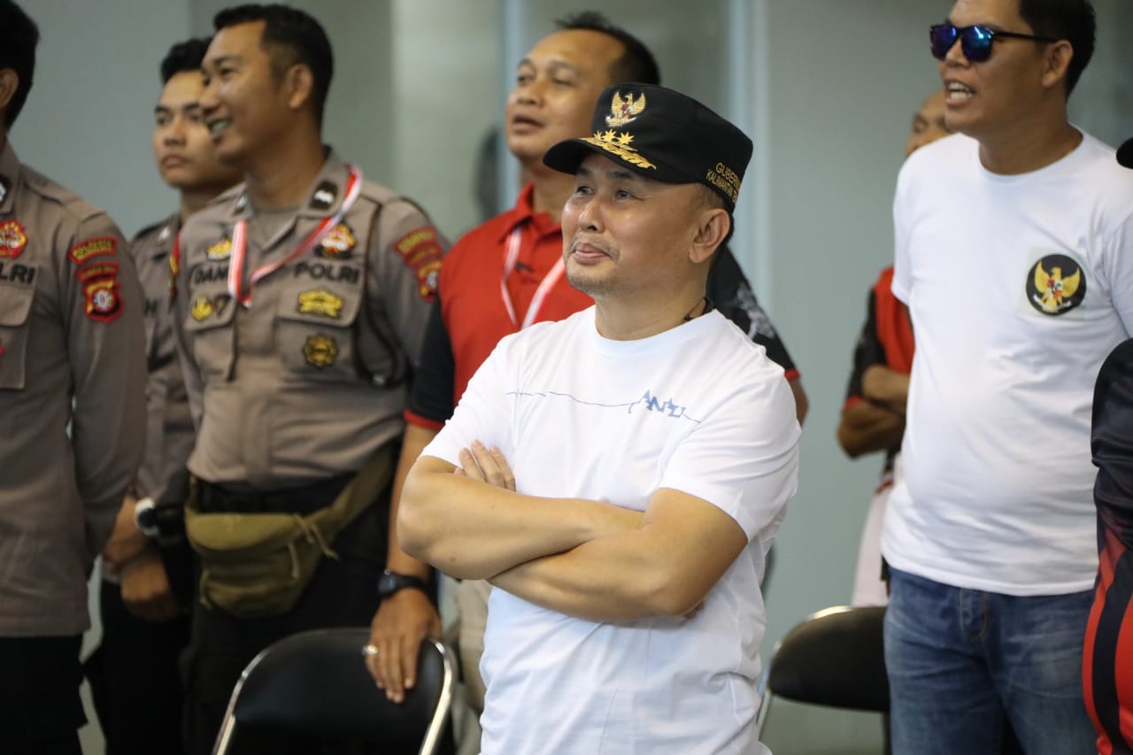 Gubernur Kalteng Sugianto Sabran Saksikan Pertandingan Grand Final Putri