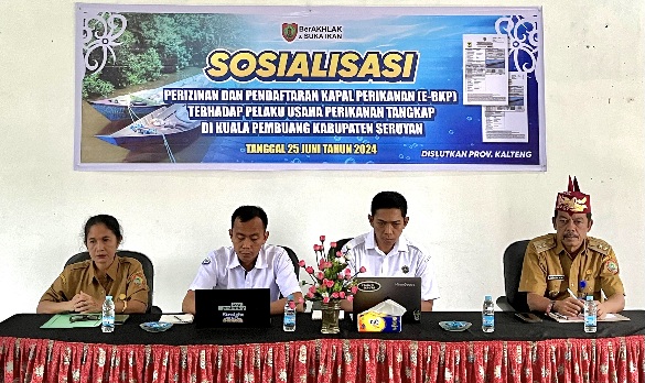 Dislutkan Prov. Kalteng Gelar Sosialisasi Perizinan dan Pendaftaran Kapal Perikanan (E-BKP)