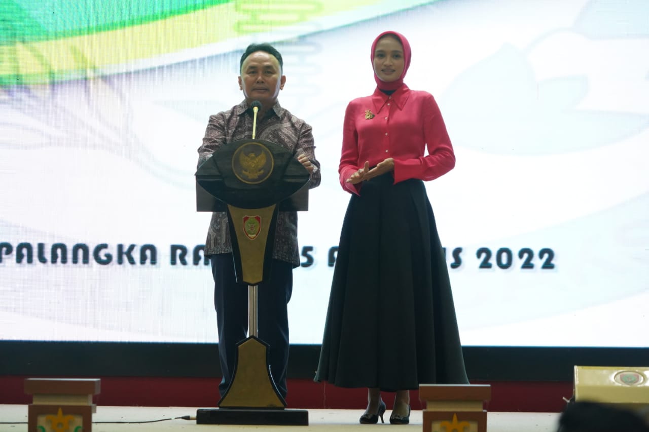Gubernur Kalteng Sugianto Sabran Hadiri Acara Lepas Sambut Kajati Kalteng