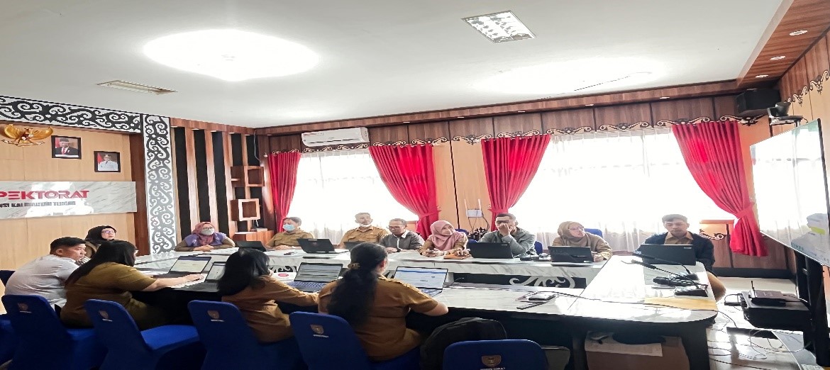 Tim Reviu Laporan Keuangan Pemerintah Daerah (LKPD) Laksanakan Paparan PA Bersama Tim Penyusunan LKPD dari BKAD Prov. Kalteng