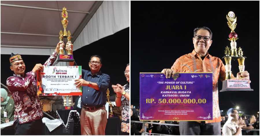 Dislutkan Prov. Kalteng Raih Double Winners dengan Menyabet Gelar Terbaik Pada Dua Event Besar yang Dilaksanakan oleh Pemprov Kalteng
