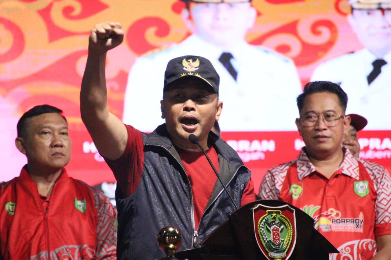 Gubernur Kalteng Berharap Melalui PORPROV ini Akan Lahir Atlet Berbakat yang Mampu Harumkan Nama Kalteng Lewat Prestasi Gemilang