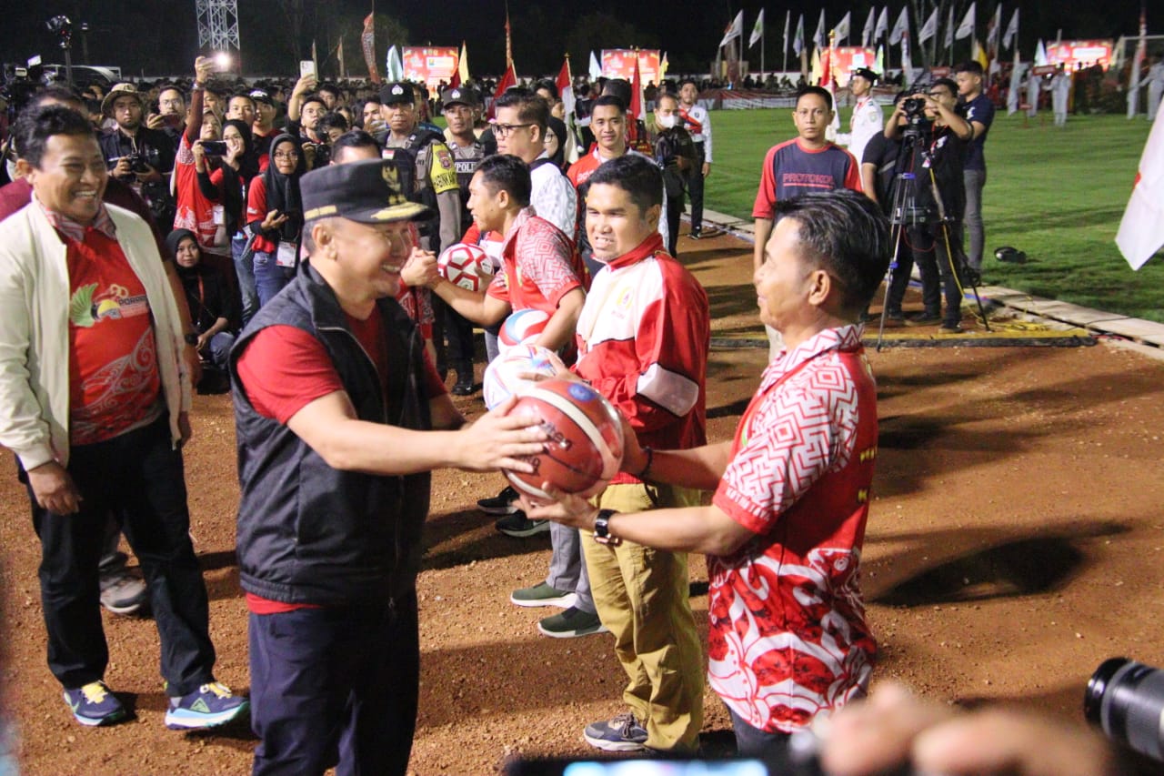 Gubernur Kalteng Berharap Melalui PORPROV ini Akan Lahir Atlet Berbakat yang Mampu Harumkan Nama Kalteng Lewat Prestasi Gemilang