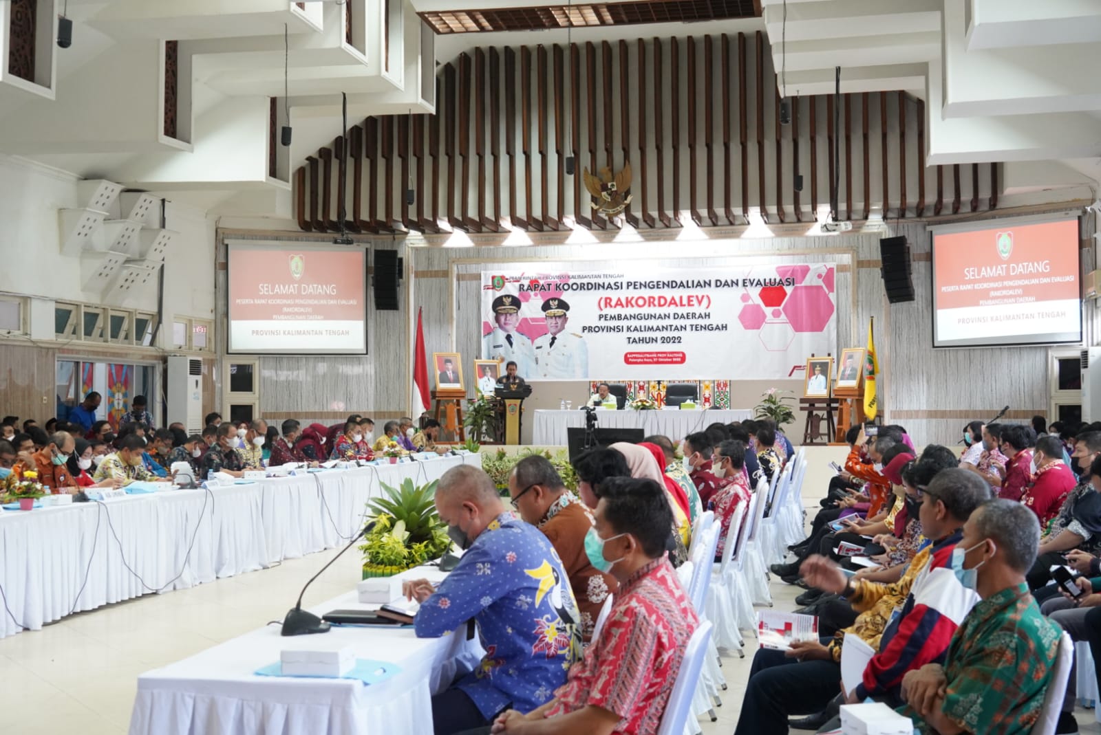 Rapat Koordinasi Pengendalian dan Evaluasi Pembangunan Daerah Prov. Kalteng Tahun 2022