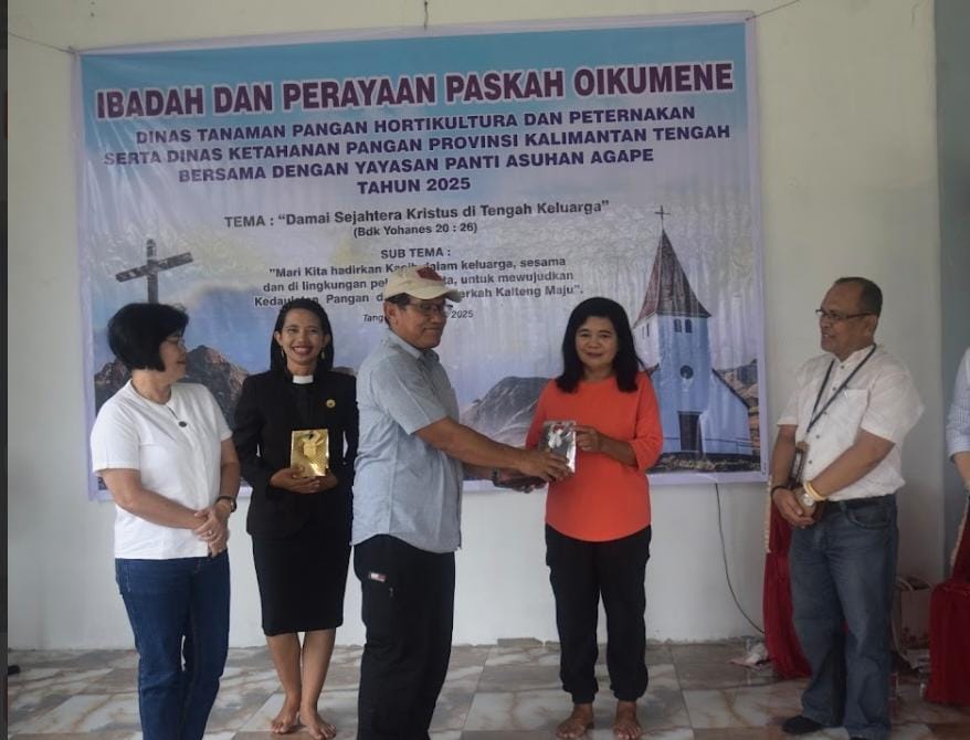 Dinas TPHP Prov. Kalteng Laksanakan Aksi Sosial, Ibadah dan Perayaan Paskah Tahun  2025