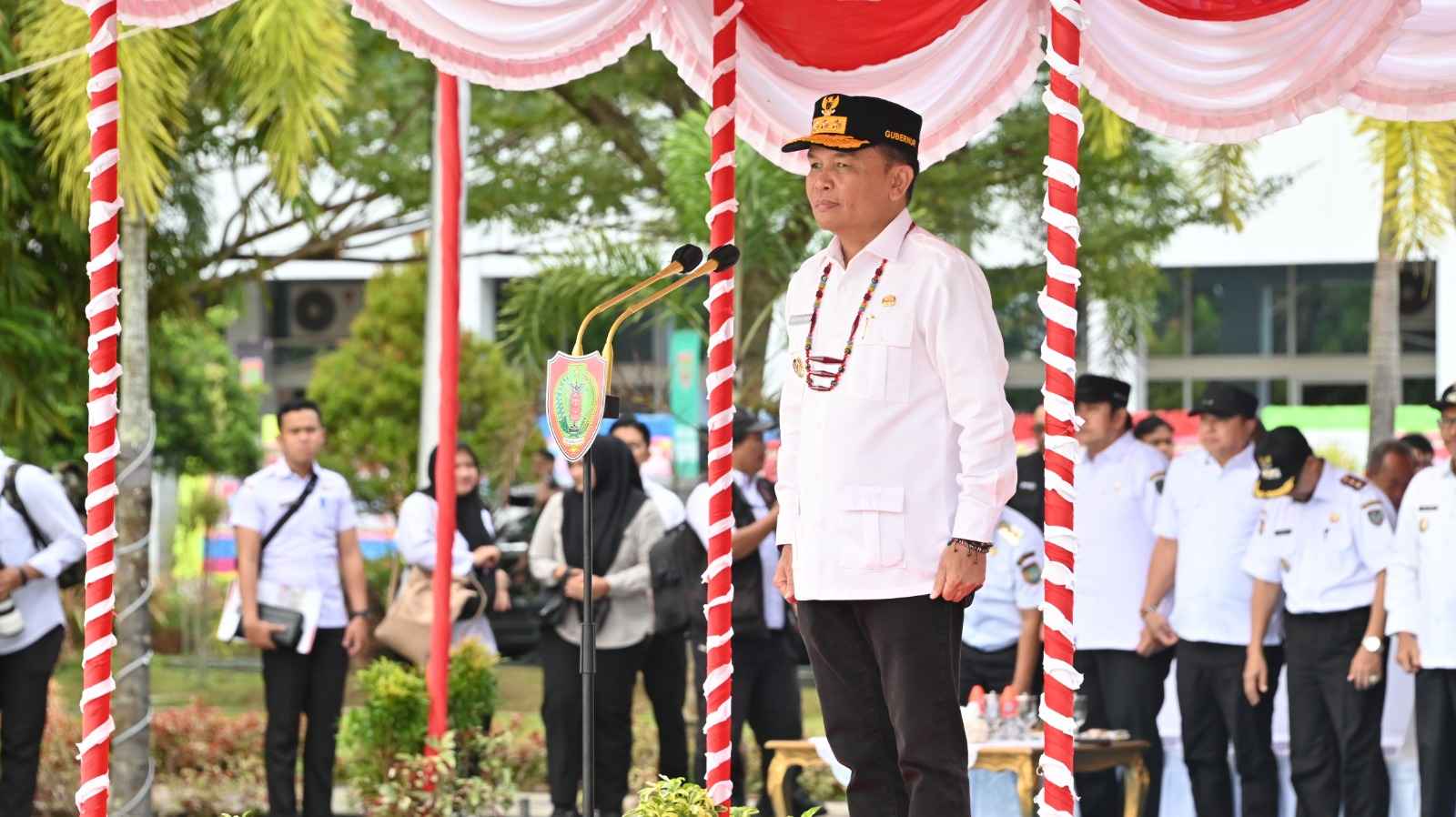 Gubernur Kalteng Agustiar Sabran Pimpin Apel Kesiapsiagaan Pengendalian dan Penanggulangan Karhutla Tingkat Provinsi Kalteng