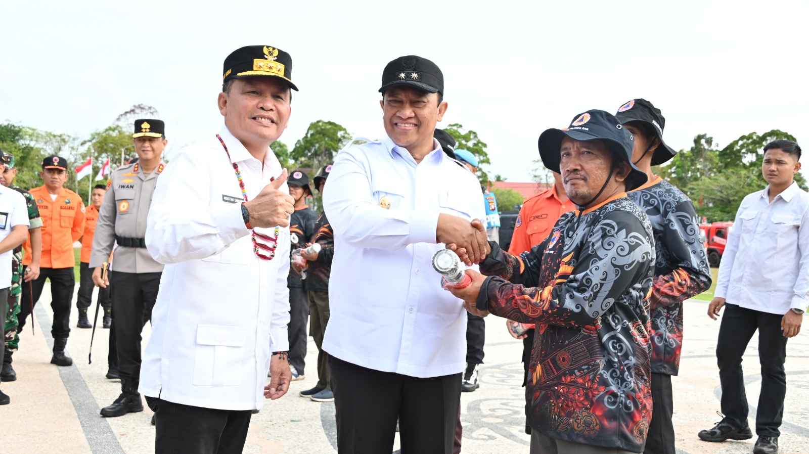 Gubernur Kalteng Agustiar Sabran Pimpin Apel Kesiapsiagaan Pengendalian dan Penanggulangan Karhutla Tingkat Provinsi Kalteng