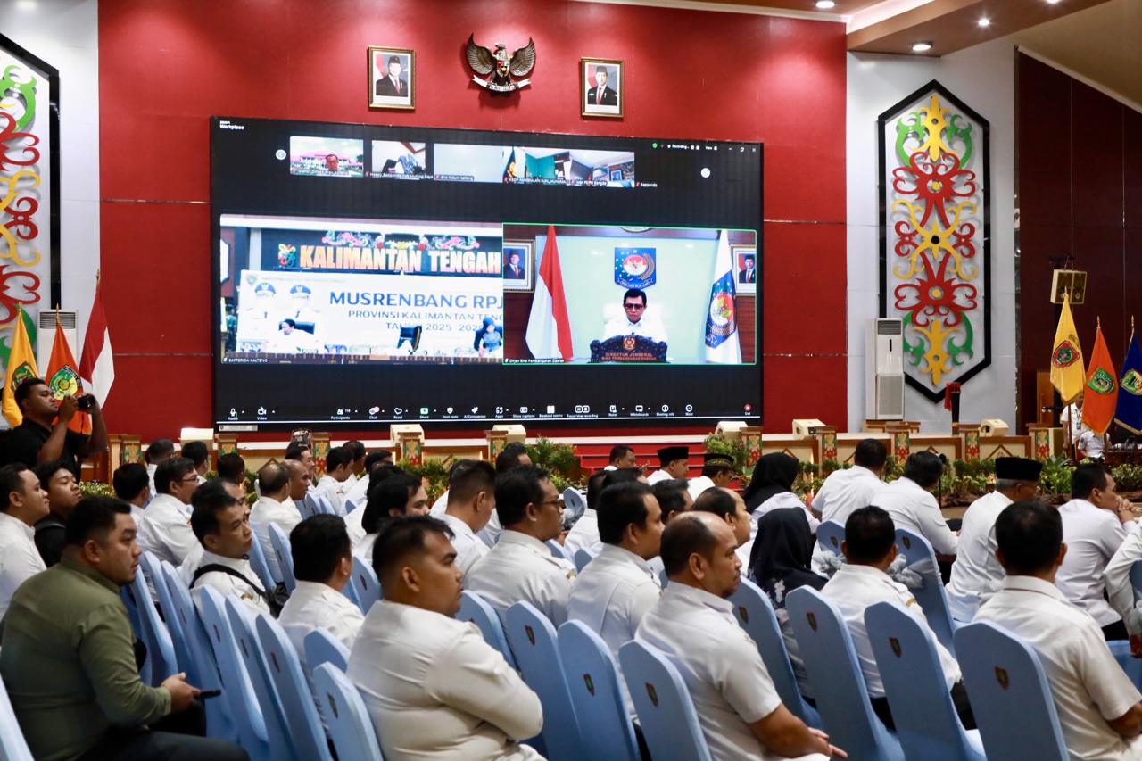 Gubernur Kalteng Agustiar Sabran Buka Musrenbang RPJMD Provinsi Kalteng Tahun 2025–2029