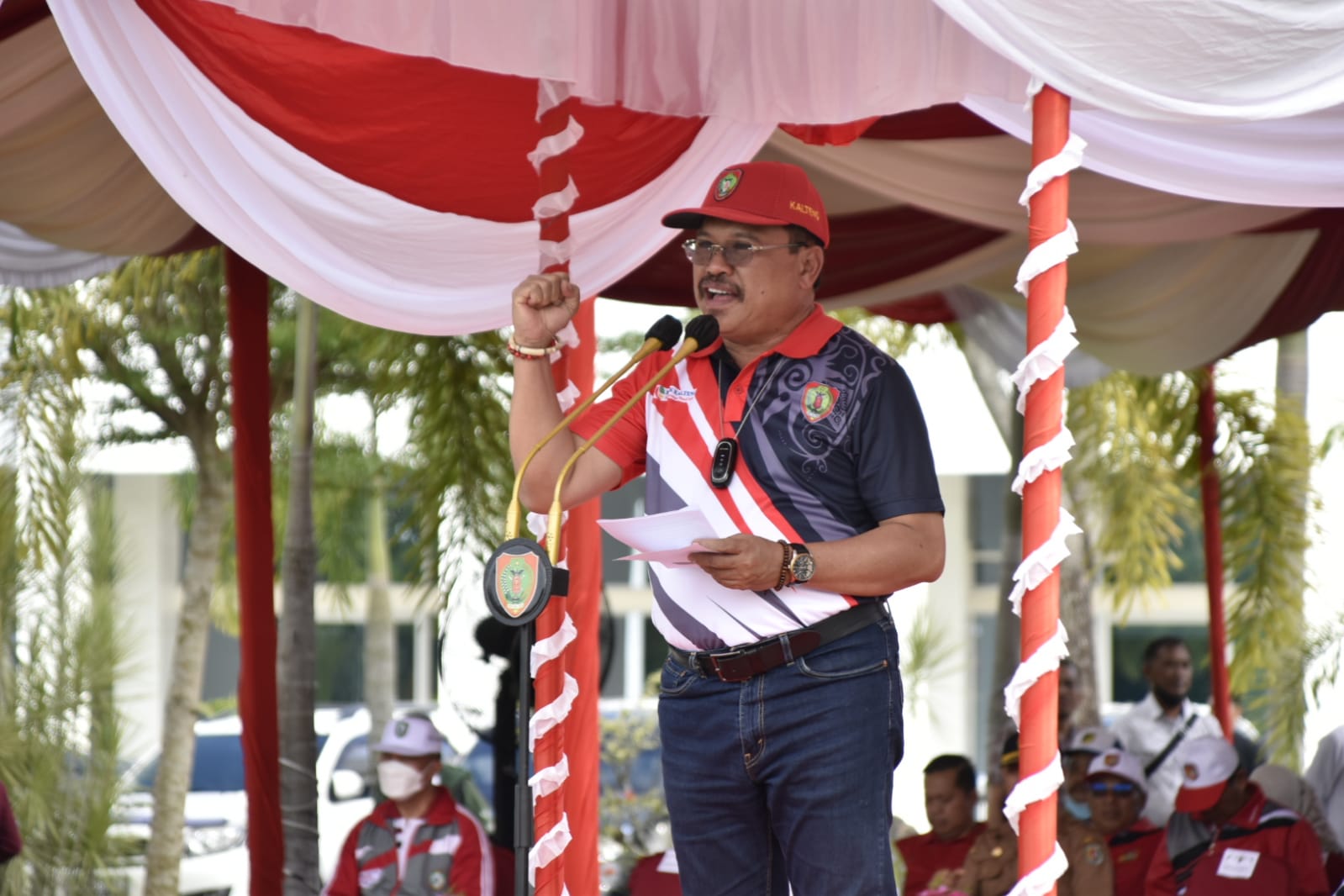 Upacara Pembukaan Pekan Olahraga Pelajar Provinsi Kalteng Tahun 2022