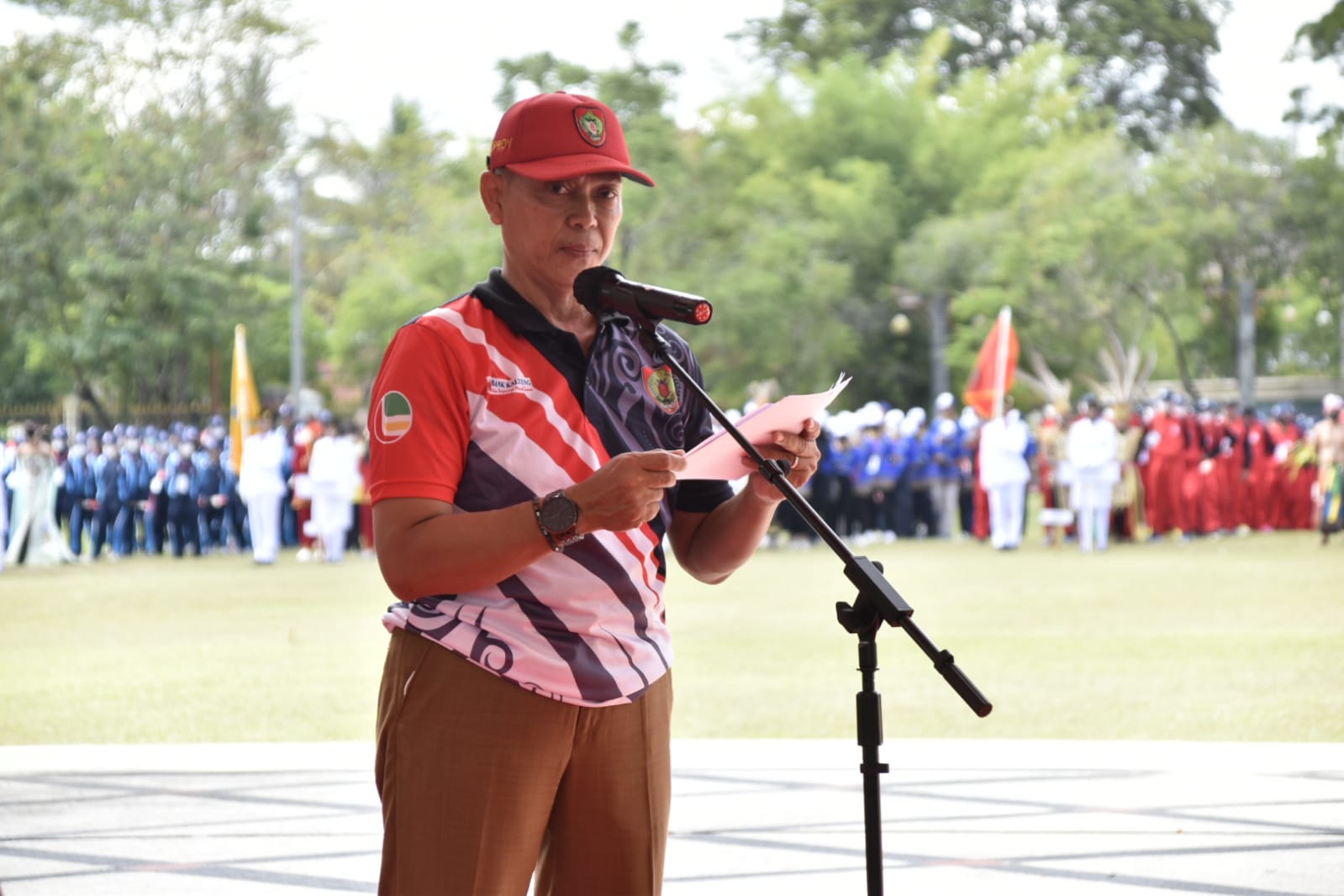 Upacara Pembukaan Pekan Olahraga Pelajar Provinsi Kalteng Tahun 2022