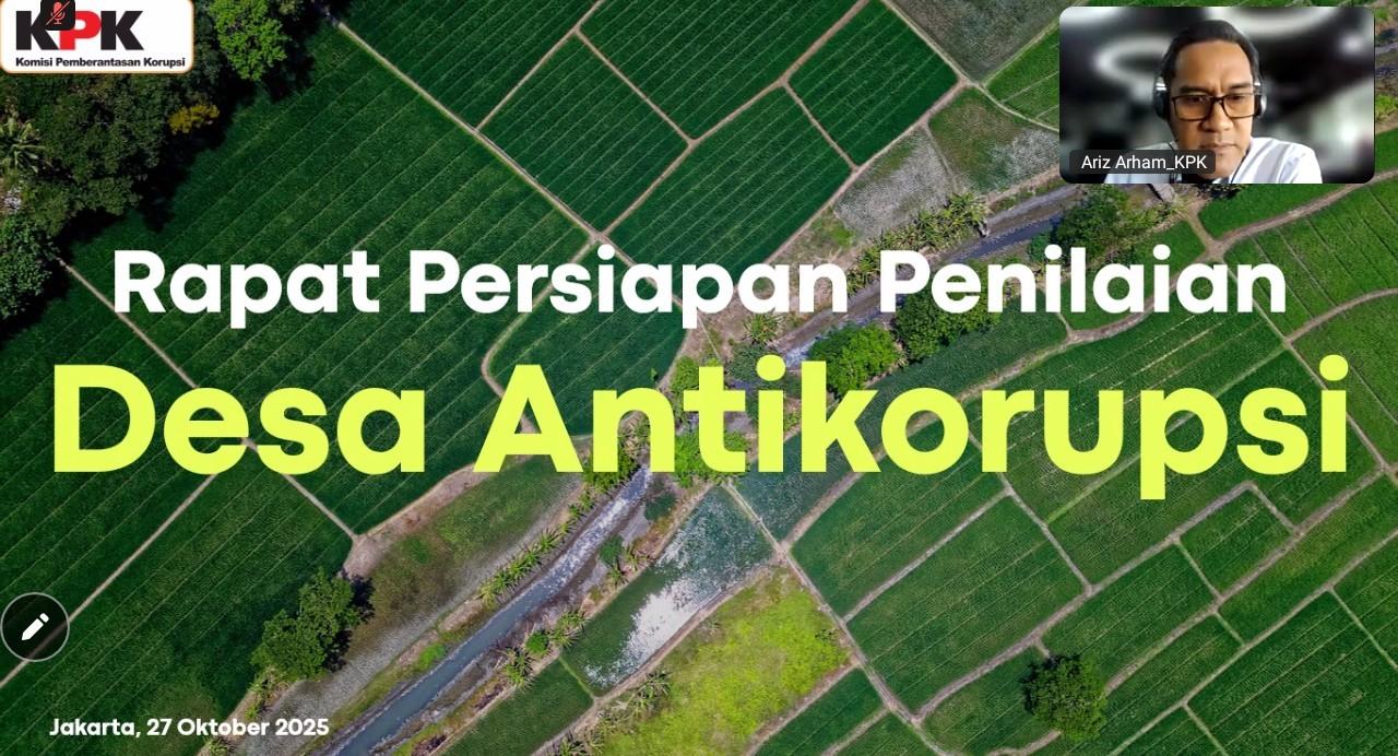Monev ke-5 Persiapan Penilaian Calon Desa Percontohan Antikorupsi Tahun 2025