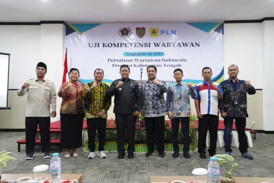 Wagub Kalteng Edy Pratowo Buka Uji Kompetensi Wartawan (UKW) Angkatan ke-21 Persatuan Wartawan Indonesia (PWI) Prov. Kalteng