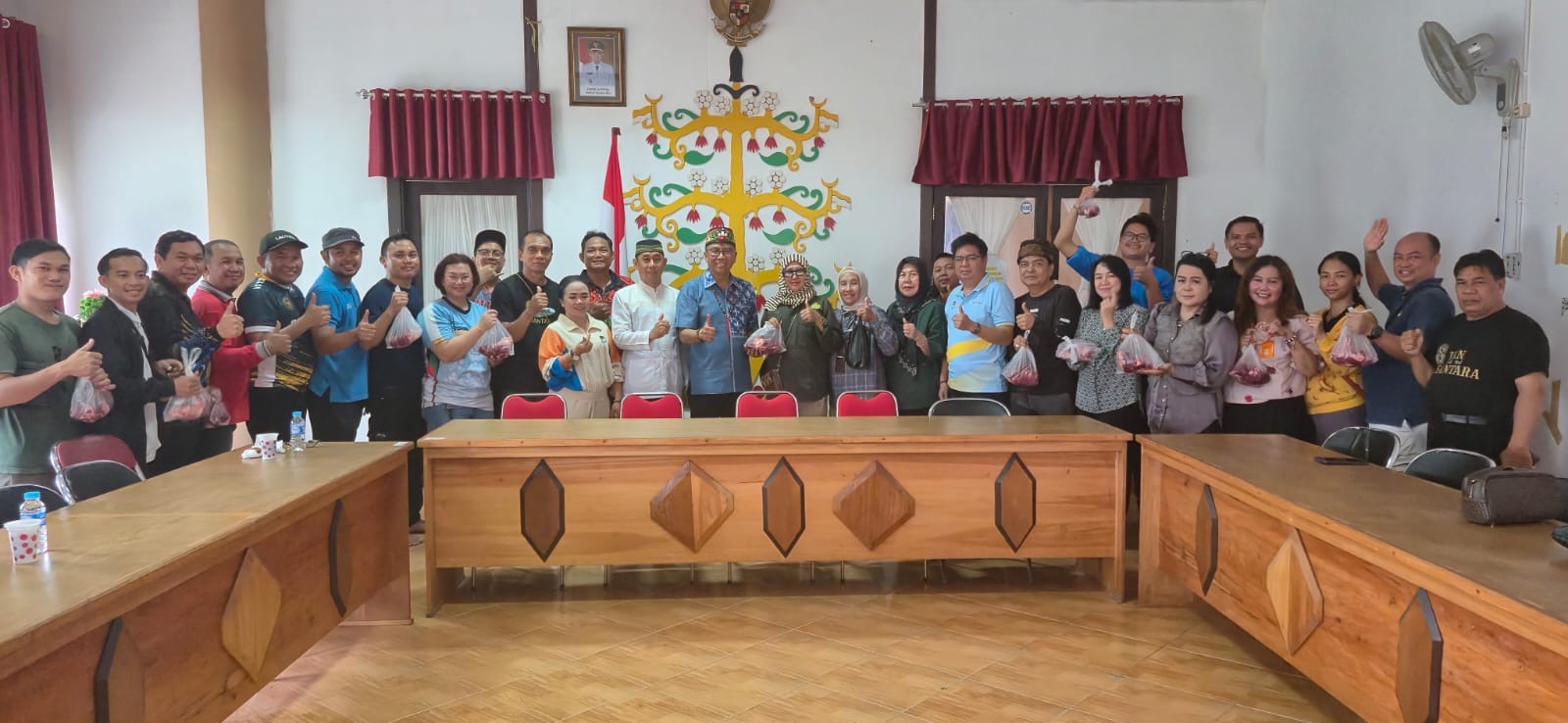 DAD Kota Palangka Raya Gelar Silaturahmi Penuh Keakraban di Betang Hadurut