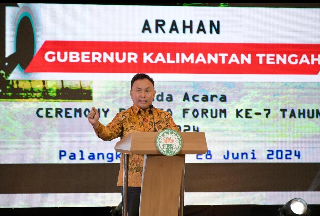 Gubernur Kalteng Sugianto Sabran Apresiasi Agenda Tahunan Borneo Forum yang Diadakan Oleh GAPKI Regional Kalimantan