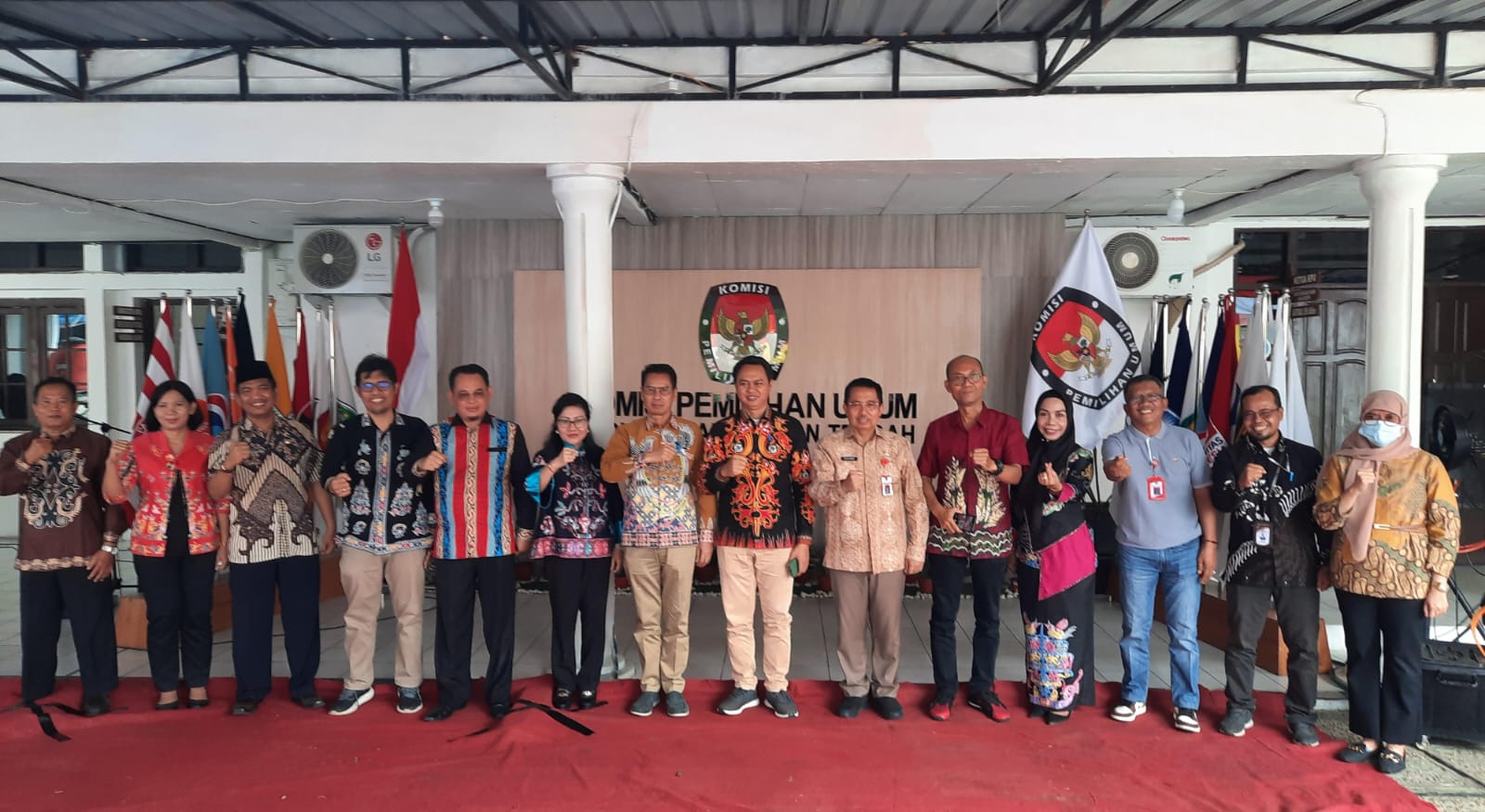 Badan Kesbangpol Prov. Kalteng Ikuti Kegiatan Coffee Morning KPU Prov. Kalteng Bersama Forkopimda Prov. Kalteng dan Stakeholder