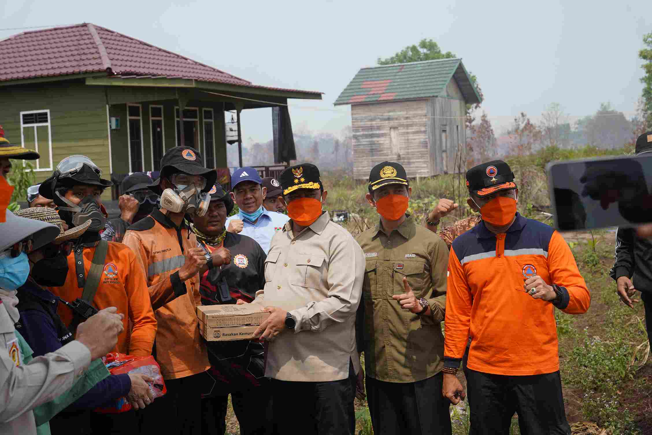 Wagub Edy Pratowo Bersama Jajaran Pemprov Kalteng Pantau Penanganan Karhutla
