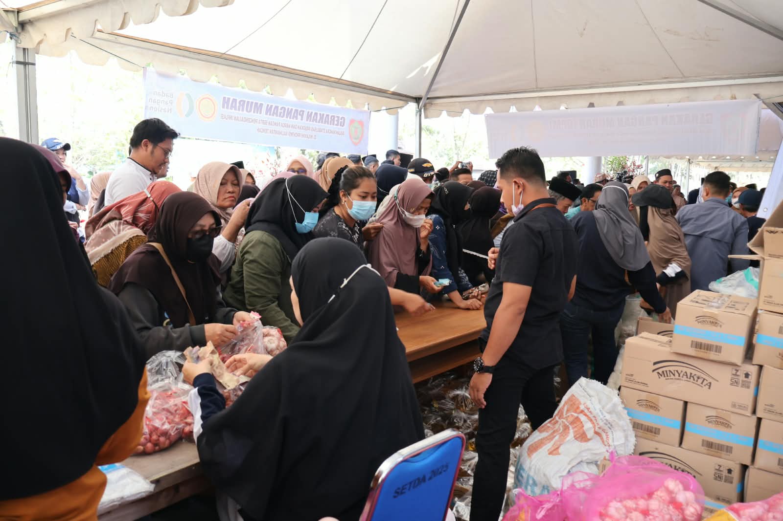 Dukung Keterjangkauan Pangan, Pemprov Kalteng Gelar Gerakan Pangan Murah di Kobar