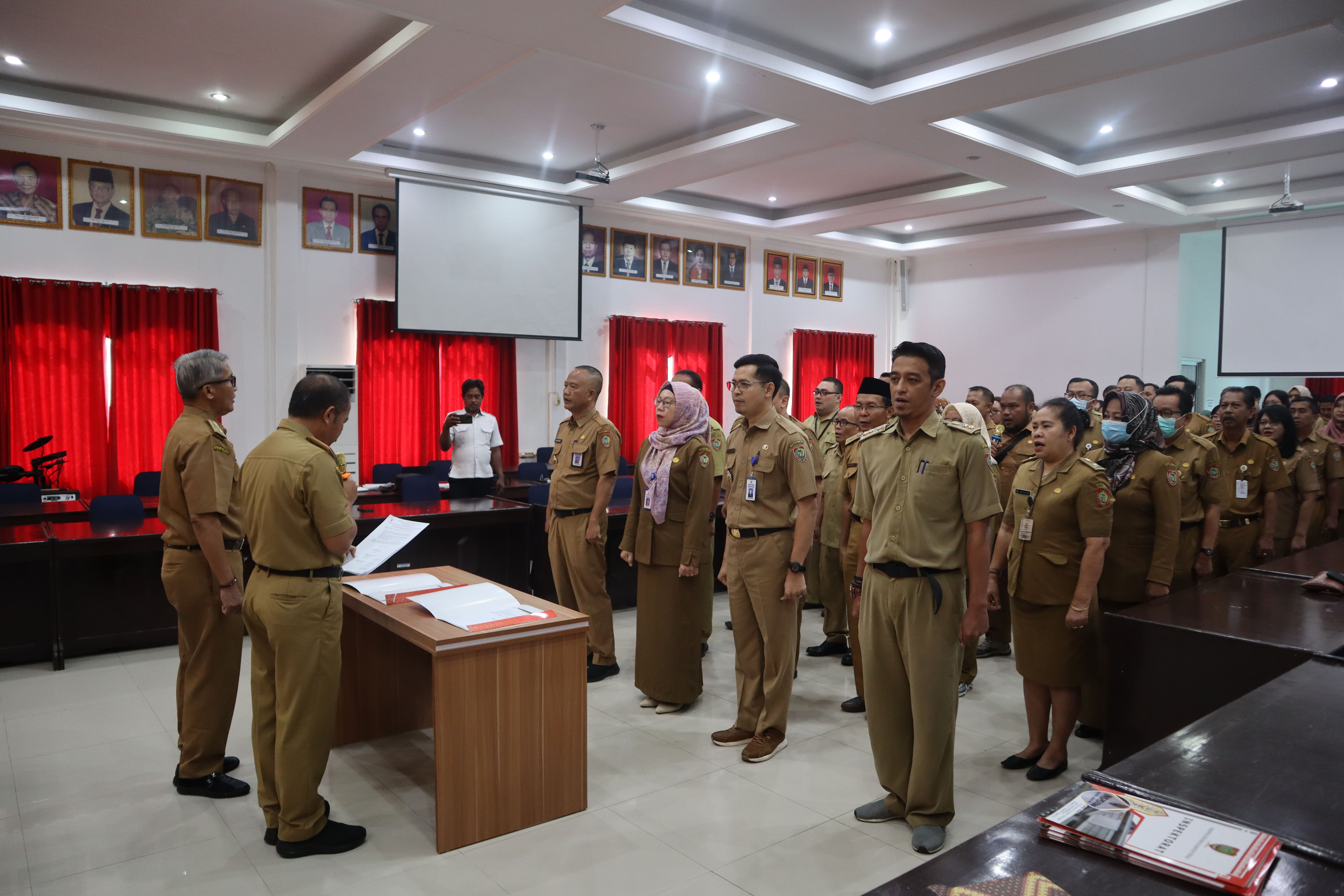 Inspektorat Daerah Prov. Kalteng Lakukan Penandatanganan Pakta Integritas dan Pengucapan Ikrar Netralitas ASN