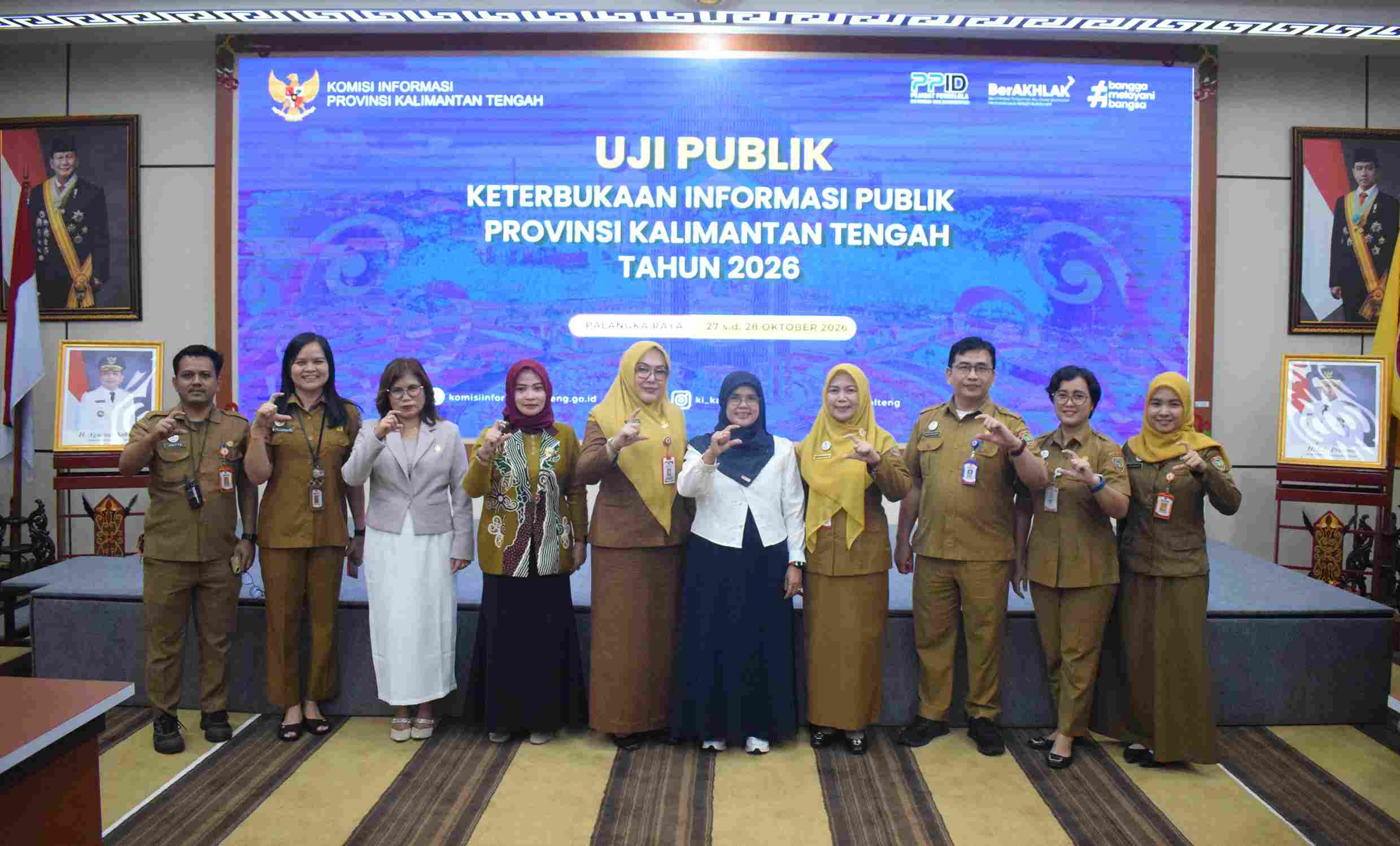 Enam Tahun Berturut-turut Raih Predikat Informatif, Dislutkan Kalteng Kembali Ikuti Uji Publik Keterbukaan Informasi 2026