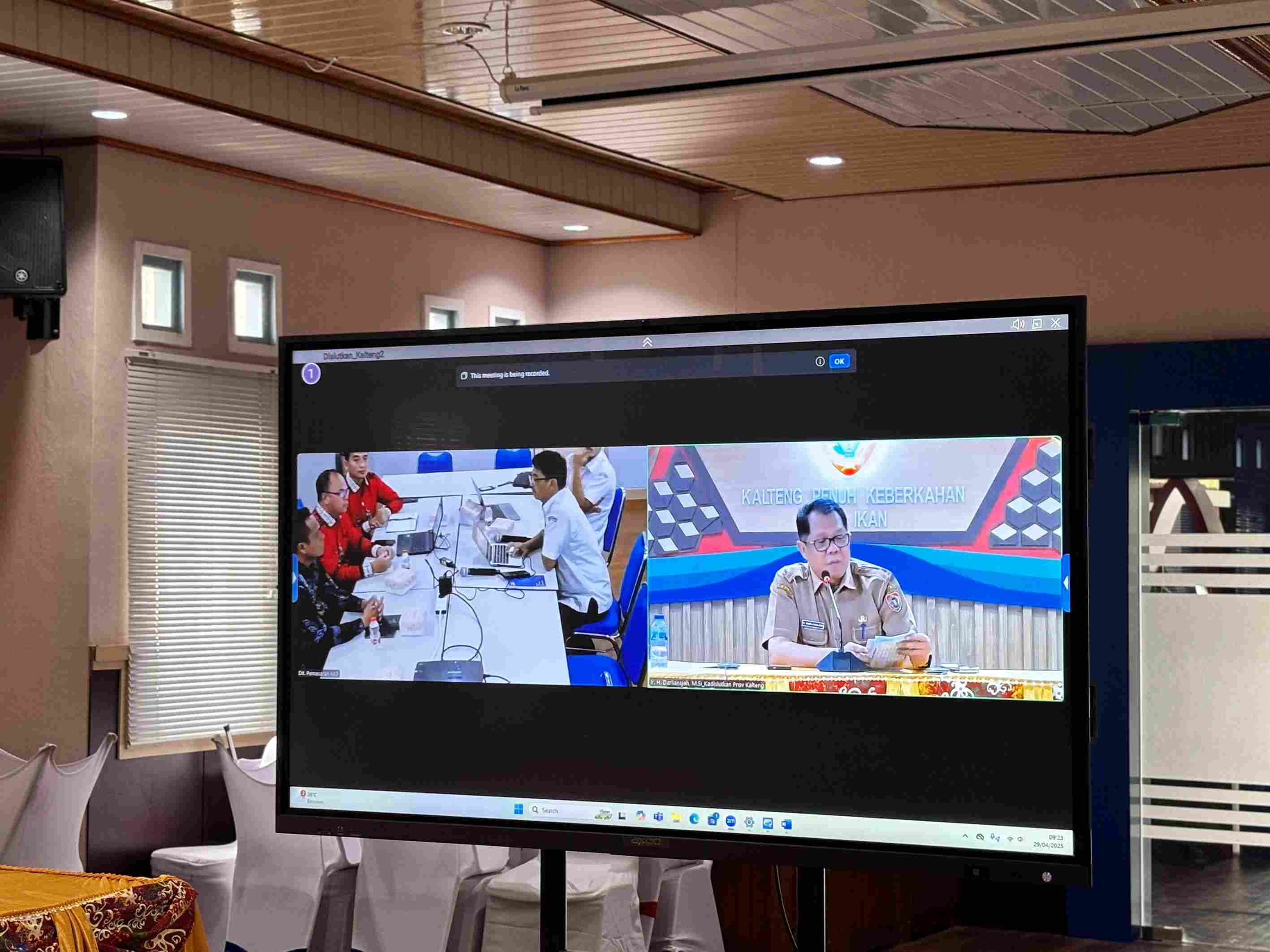 Dislutkan Prov. Kalteng Gelar Rapat Business Matching Pemasaran dan Ekspor Udang Vaname