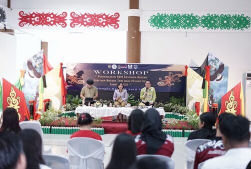Disbudpar Prov. Kalteng Gelar Workshop Dengan Tema Peningkatan SDM Kesenian Bidang Tari dan Busana Tari