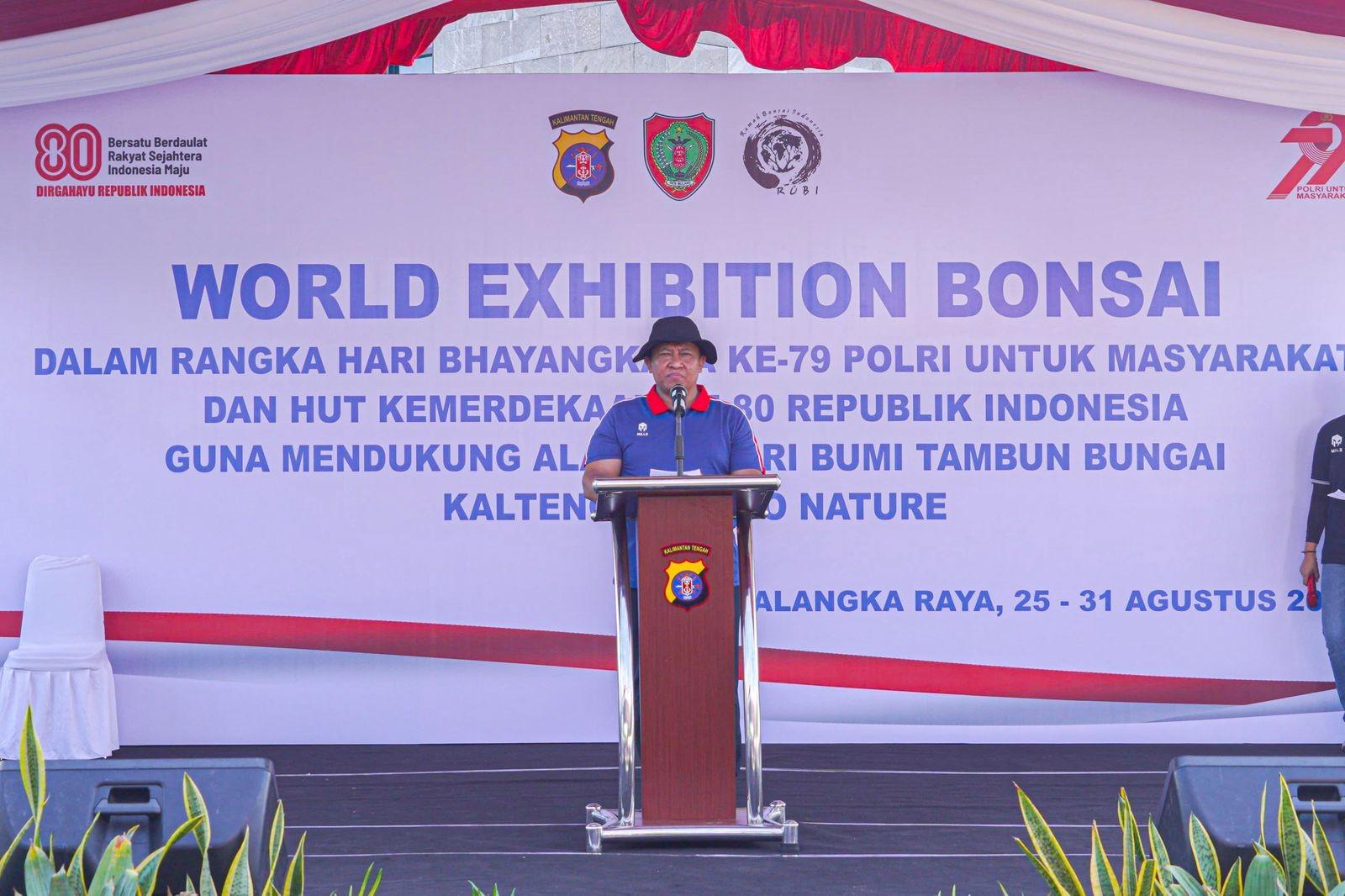 Wagub Kalteng Edy Pratowo Hadiri Festival dan Lomba Bonsai