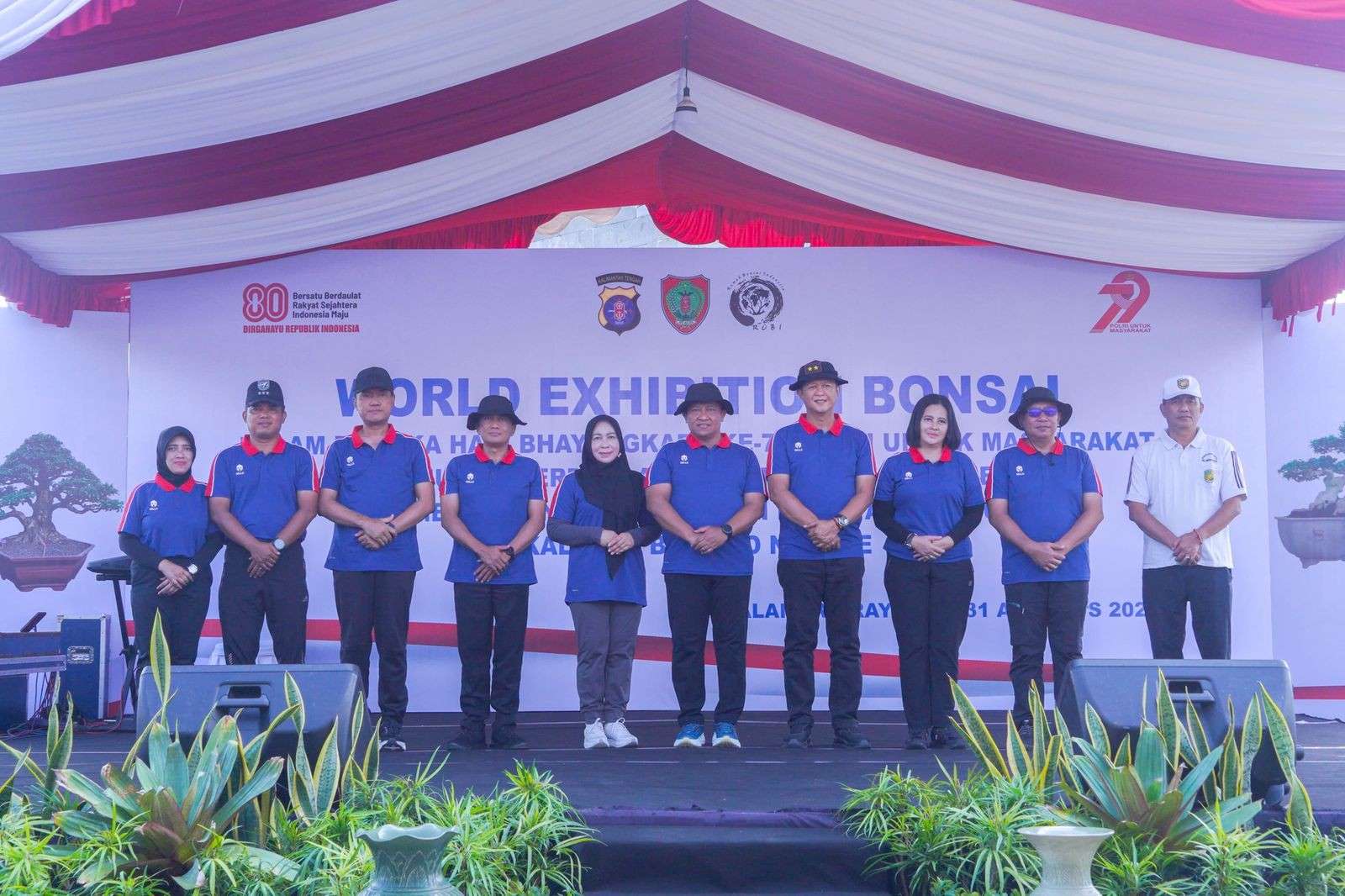 Wagub Kalteng Edy Pratowo Hadiri Festival dan Lomba Bonsai