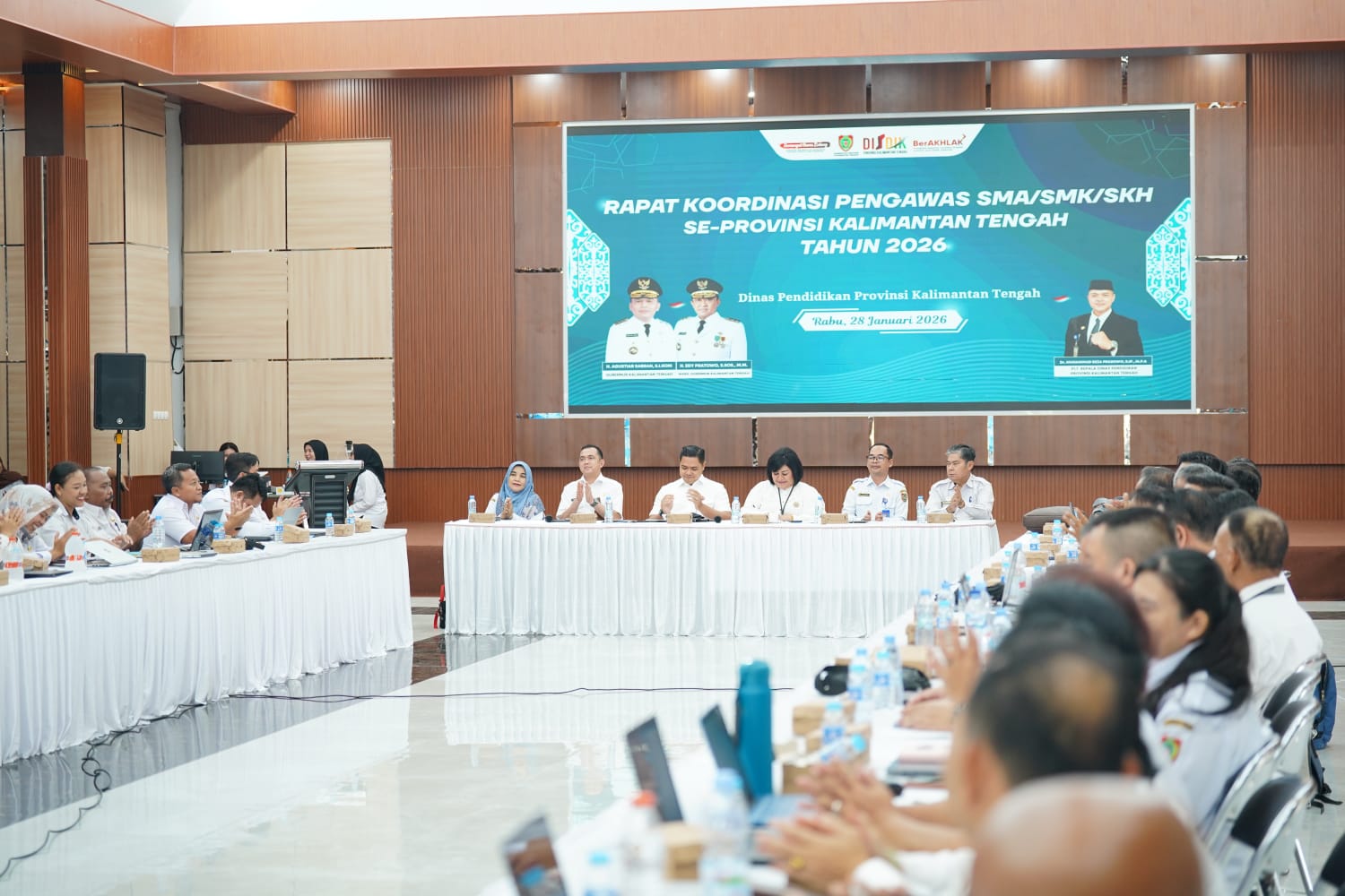 Disdik Kalteng Gelar Rakor Pengawas SMA, SMK, dan SKH 2026