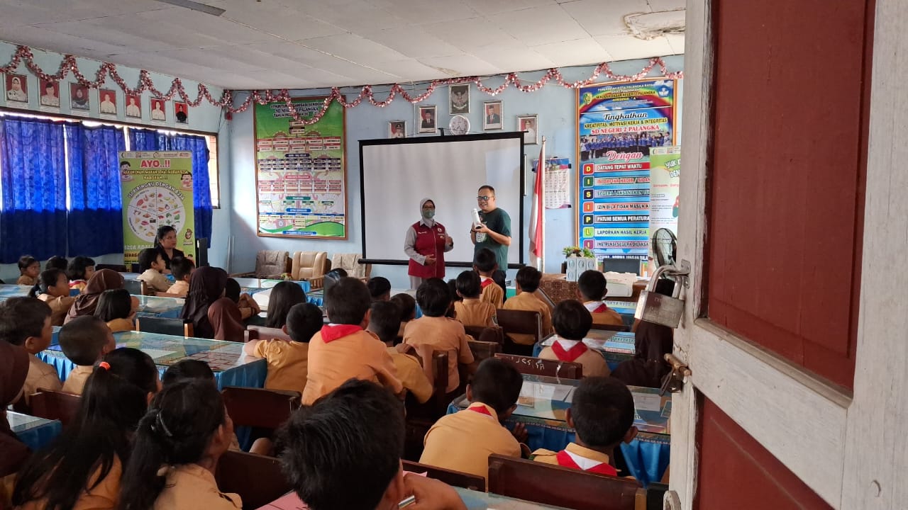 Dinas Hanpang Adakan Program Pangan B2SA Goes To School di SDN 2 Palangka
