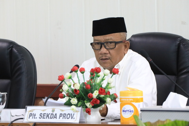 Plt. Sekda Prov. Kalteng M. Katma F. Dirun Sampaikan Rilis Terkait Penyelenggaraan MTQ VII KORPRI Tingkat Nasional
