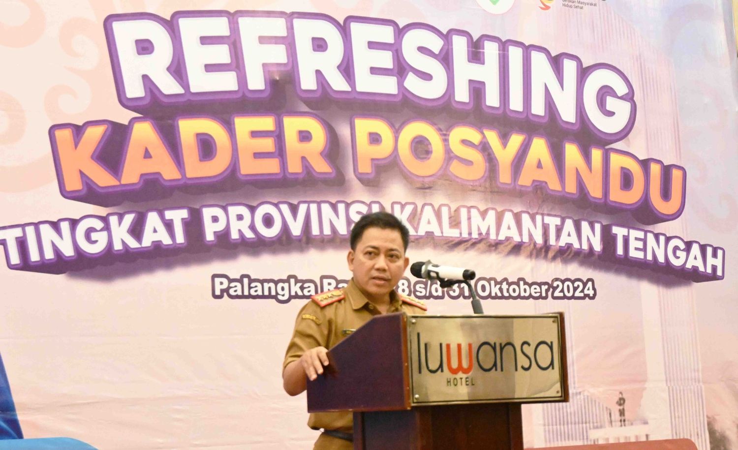 Dinkes Prov. Kalteng Gelar Refreshing Kader Posyandu