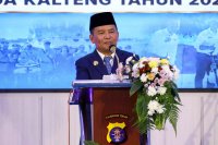 Gubernur Kalteng Agustiar Sabran Hadiri Syukuran Hari Bhayangkara Ke-80 dan Penyambutan Samkaryanugraha Nugraha Sakanti