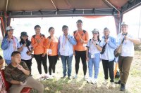 Kepala Dinas Pemuda dan Olahraga Prov. Kalteng Agus Siswadi Berikan Semangat dan Dukungan Langsung Kepada Para Atlet Kalteng