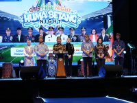 Gubernur Kalteng Agustiar Sabran Hadiri Huma Betang Night Hari Bhayangkara Ke-80