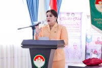 Ketua DWP Kalteng Natalin Leonard S. Ampung Mengukuhkan Pengurus DWP Kabupaten dan Kota se-Kalteng Masa Bakti 2024–2029
