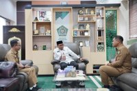 Kepala Dinas Pendidikan Prov Kalteng Muhammad Reza Prabowo Lakukan Silaturahmi ke Kantor Wilayah Kementerian Agama Kalteng