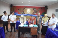PKS Dislutkan Kalteng dan Fakultas Pertanian, Kehutanan, dan Perikanan UPR Resmi Ditandatangani