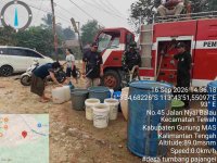 Hadapi Kemarau, Pemprov Kalteng Salurkan 1,85 Juta Liter Air Bersih ke Sejumlah Wilayah