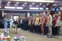 Gubernur Agustiar Sabran Lantik DAD dan BATAMAD Se-Kalteng, Tekankan Peran Adat Jaga Harmoni Daerah