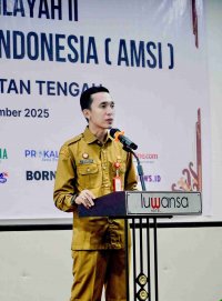 Kadis Kominfosantik Prov. Kalteng Rangga Lesmana Buka Konferwil II AMSI Provinsi Kalteng